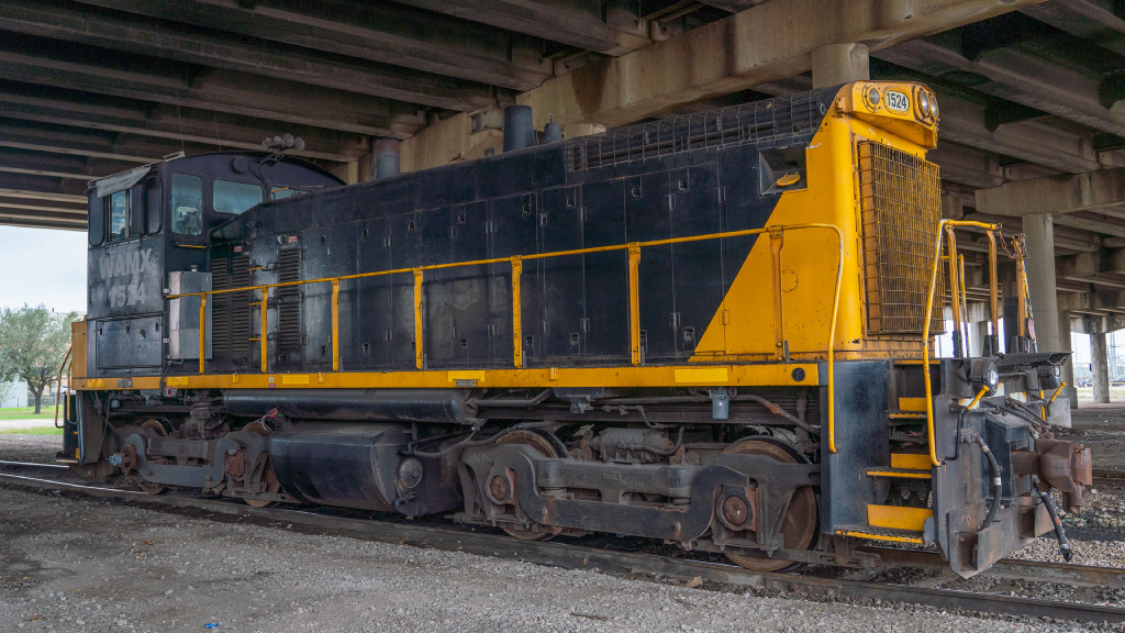 Watco Switcher Sitting Under a Bridge 2